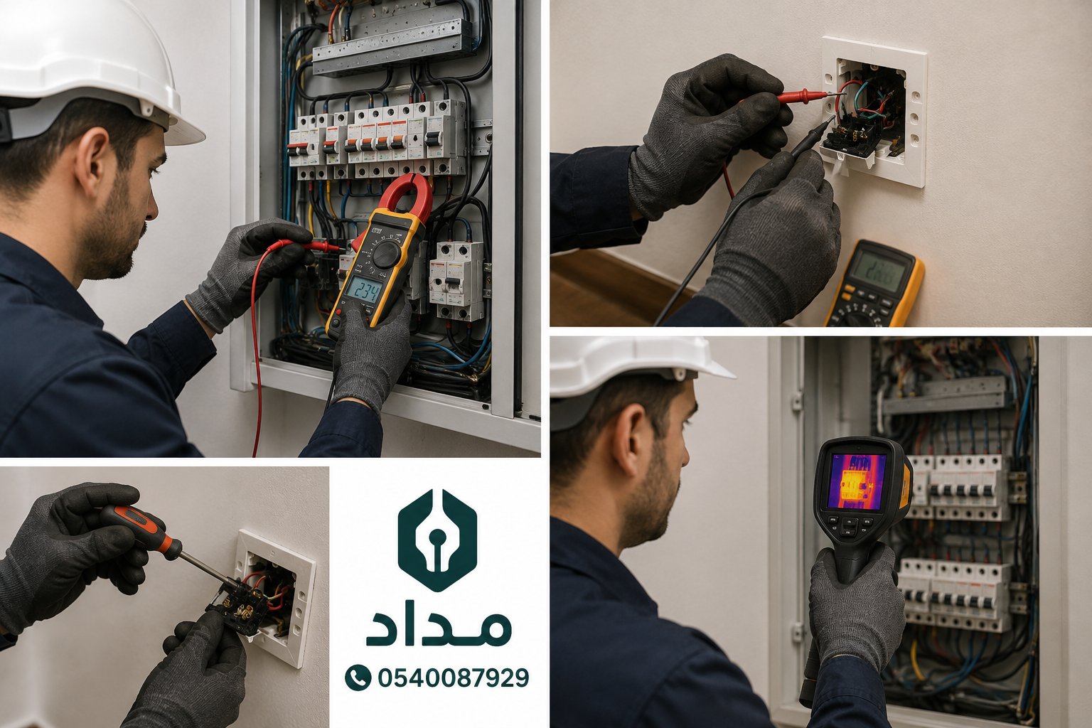 أعمال شركة مداد للكهرباء